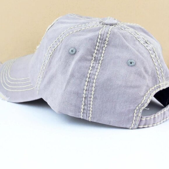 KBETHOS‎ American Flag Punisher Skull Americana Distressed Ball Cap Hat N… - Picture 2 of 3